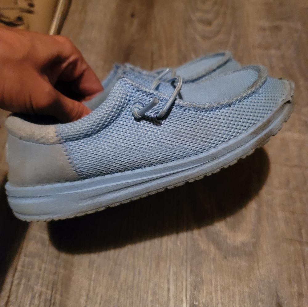 Hey Dude Sky Blue Slip-On Shoes